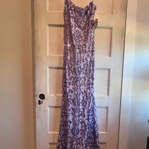 Windsor Lavender Sequin Maxi Dress